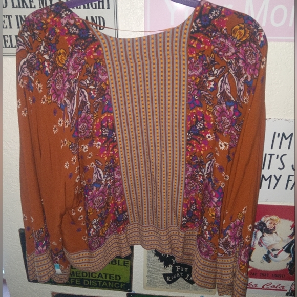 Pre-Owned Mix and Match Blouse-Free People - Picture 3 of 4